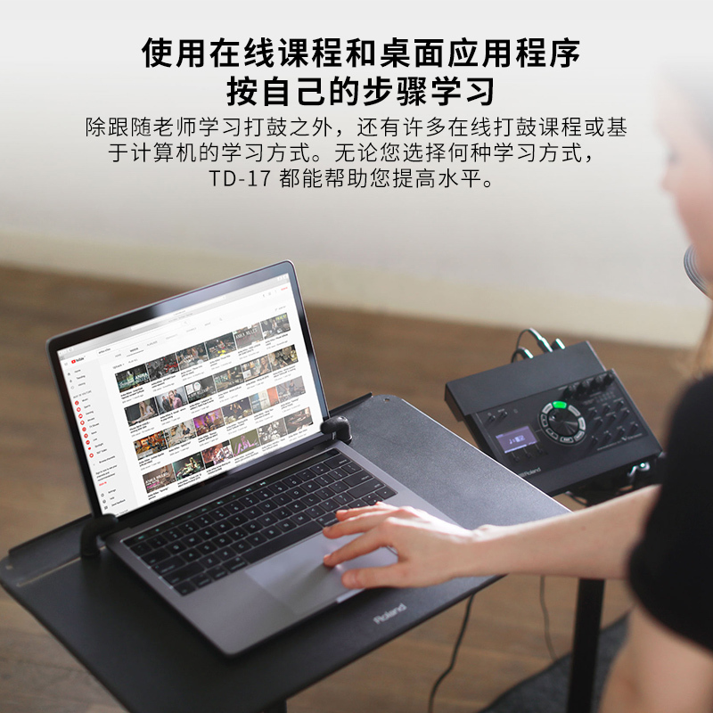 Roland罗兰电鼓专业成人电架子鼓初学儿童电子鼓(TD-17KVX+豪华礼包+PA35B音箱)
