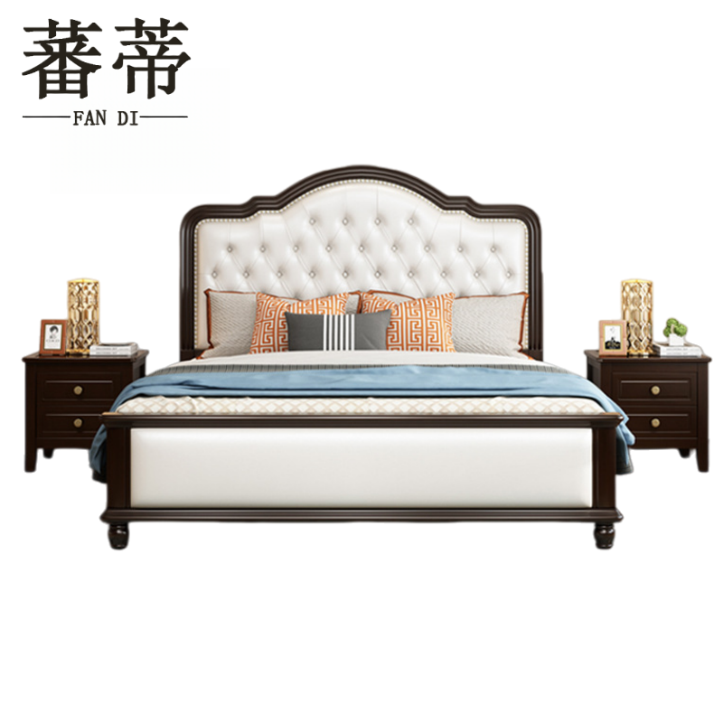 蕃蒂.实木床高清大图