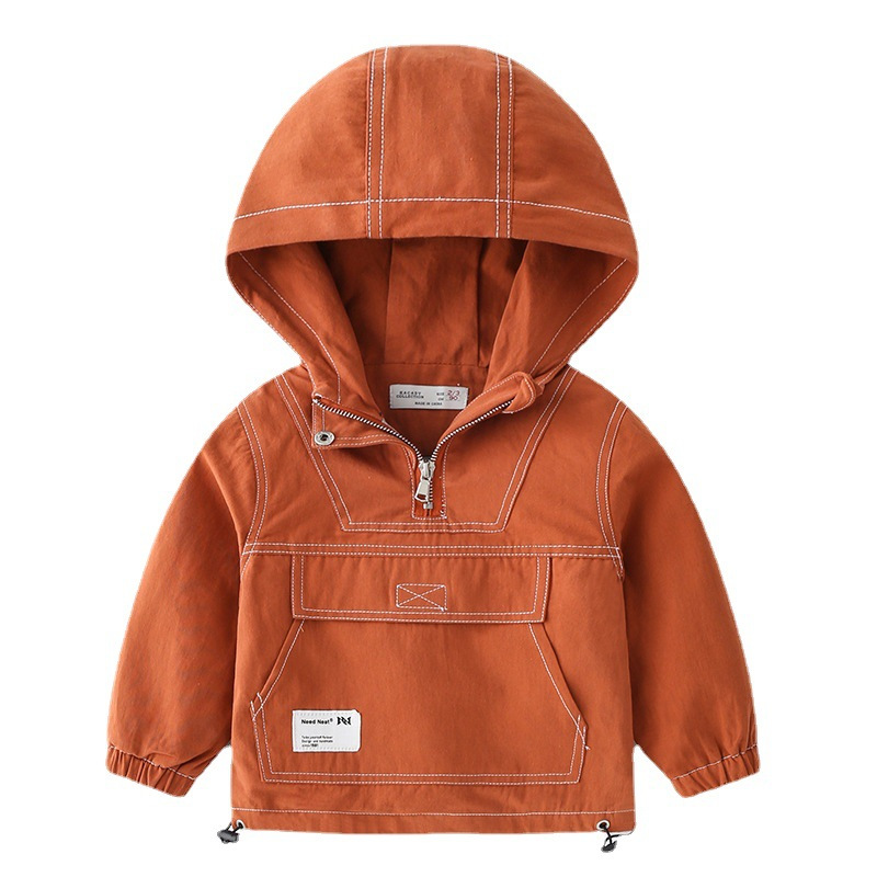 秋款童装男童儿童外套冲锋风衣外套秋装新款宝宝童装小童1岁3秋季