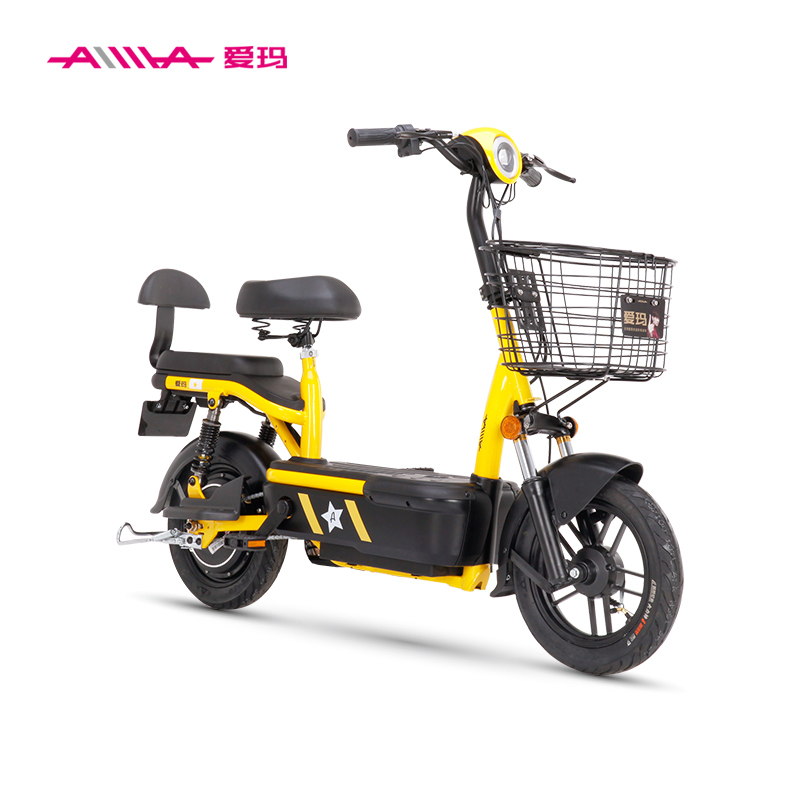 爱玛(aima)新国标3c 小爱蜜 电动车 铅酸电池 简约通勤款 休闲代步