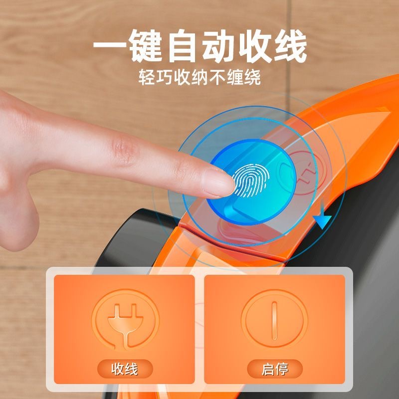 海尔(Haier)桶式吸尘器家用吸猫毛干湿两用大吸力1200W大功率有线吸尘器一键收线 HZ-T615 pro高清大图