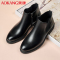 奥康男靴秋冬季高帮休闲男士短靴牛皮切尔西靴英伦风正装男鞋短筒皮靴
