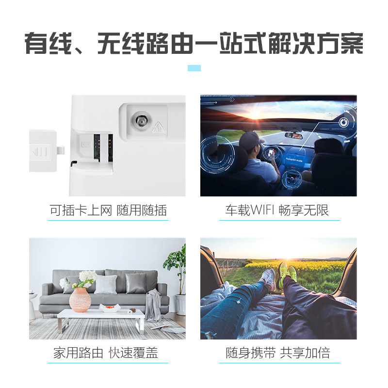 华为 B315s-936 4G无线路由器 三网通移动随身wifi 带4个网口 白色 (单位:个)