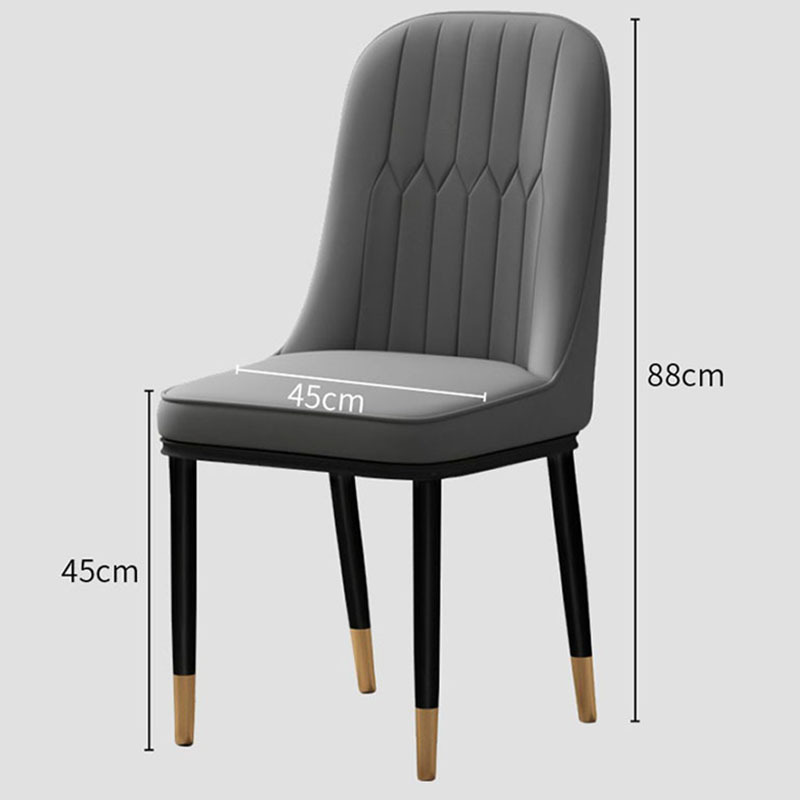 质凡 餐椅现代轻奢家用椅子简约靠背创意餐椅高清大图