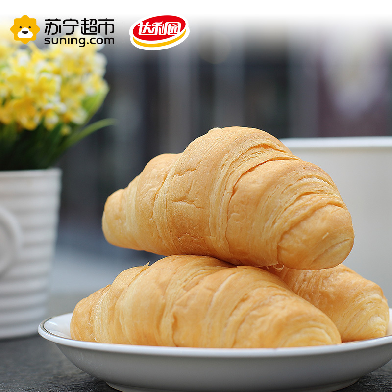 达利园 糕点 面包 零食 牛角包600g(品质早餐)高清大图