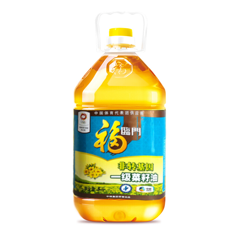福临门 非转基因菜籽油5L 120瓶起订