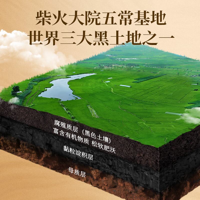 柴火大院 有机五常大米 10斤 东北大米 五常稻香米 5kg高清大图