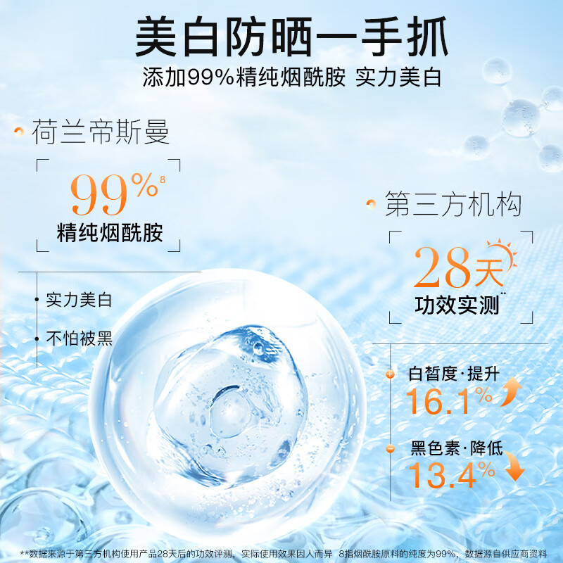 高姿 多效倍护防晒喷雾80ml(面部防晒喷雾 小黄帽)SPF50+PA+++高清大图