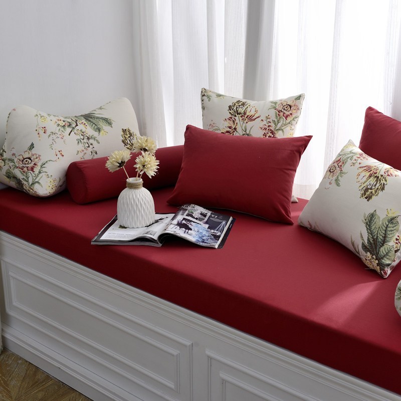 家柏饰(CORATED)高密度海绵飘窗垫窗台垫定做沙发垫北欧阳台垫榻榻米可机卡座 8号色 5cm飘窗垫高清大图