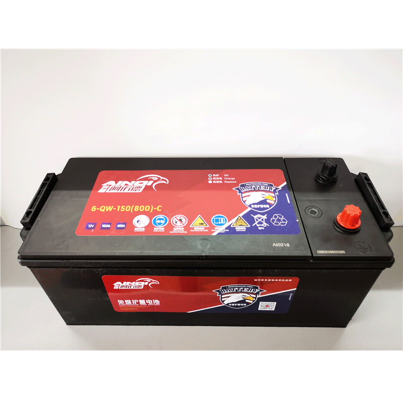 车队专用 6-QW-180 定制电瓶180Ah 汽车蓄电池高清大图