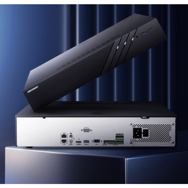 海康威视硬盘录像机ds8864nr8千兆64路8盘位含8块8t硬盘双网口