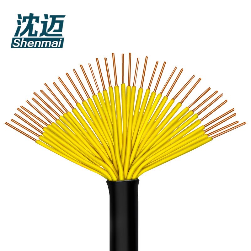 沈迈 铜芯电缆 ZR-KVV-450/750V-37*1.5平方 /米高清大图