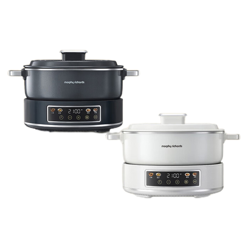 摩飞电火锅速沸加热升温超快锅体厚实清洗方便MR8902(颜色随机)