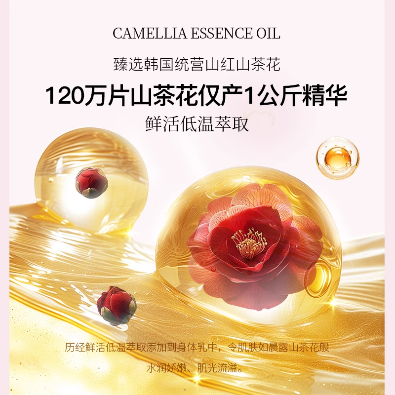 韩国(SOMANG)所望红花山茶籽精油沐浴露清洁易清洗保湿持久留香皮肤紧致沐浴乳液750ml高清大图