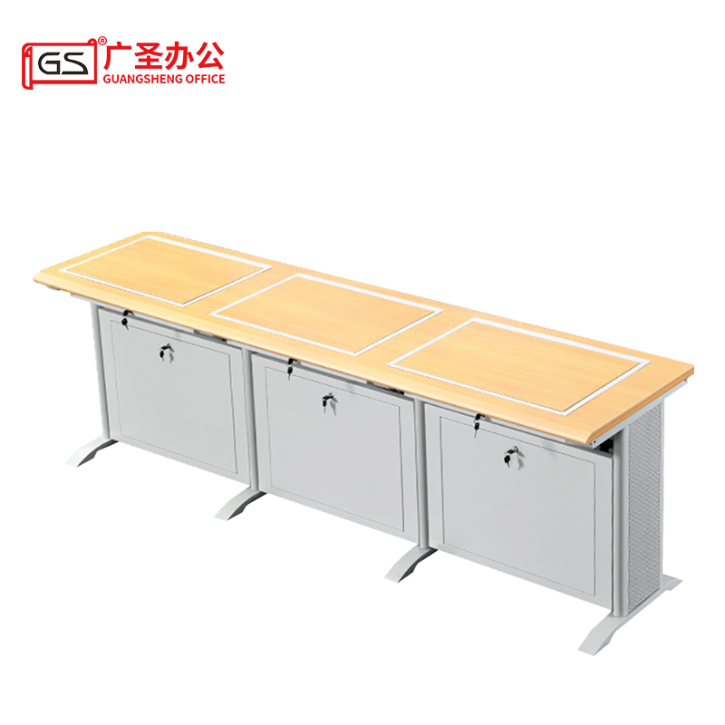 GS广圣 翻转桌电脑桌培训桌三人位 H5123 张高清大图