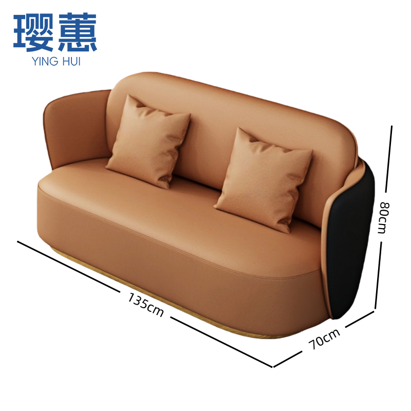 璎蕙 皮革沙发双人 张高清大图