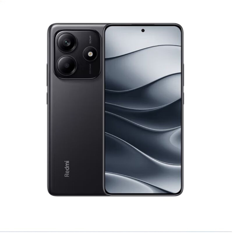 小米Redmi Note14 子夜黑 8GB+128GB 天玑7025-Ultra 5芯 45W快速充电 5110mAh电池 IP68防尘防水手机
