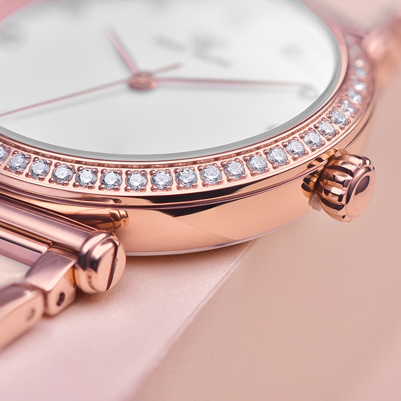 天王表手表女士手表时尚潮流陶瓷带满天星女表送女友礼物ls31044