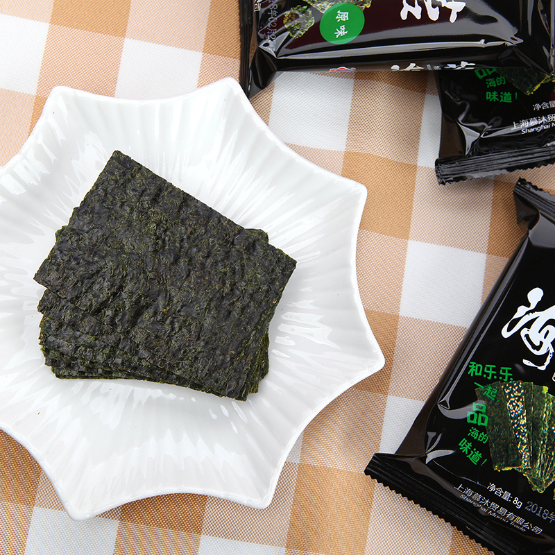 潘多乐婴儿芝麻夹心海苔脆礼盒装大吉礼盒