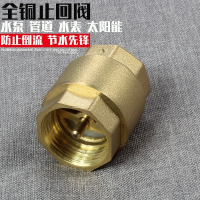 闪电客PPR黄铜止回阀水管水表DN152025单向阀46分1寸立式卧式逆止阀 PPR立式止回阀50（1.5寸）