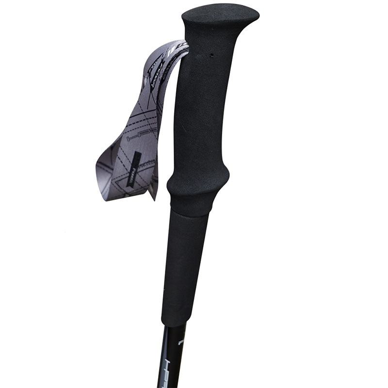 开拓者超轻碳素登山杖三节碳纤维伸缩手杖外锁徒步拐杖户外装备