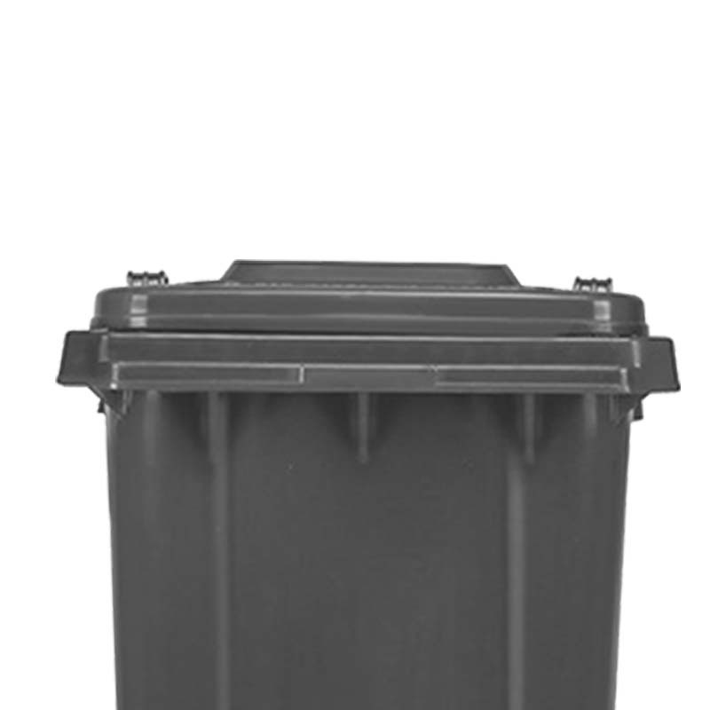 b2V 景城 加厚方形带盖垃圾桶 240L 灰色