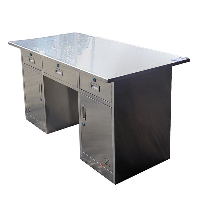 亿铁(YI TIE)不锈钢办公桌140*70*75cm/张高清大图