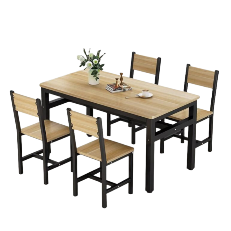 蕃蒂餐桌一桌四椅套高清大图