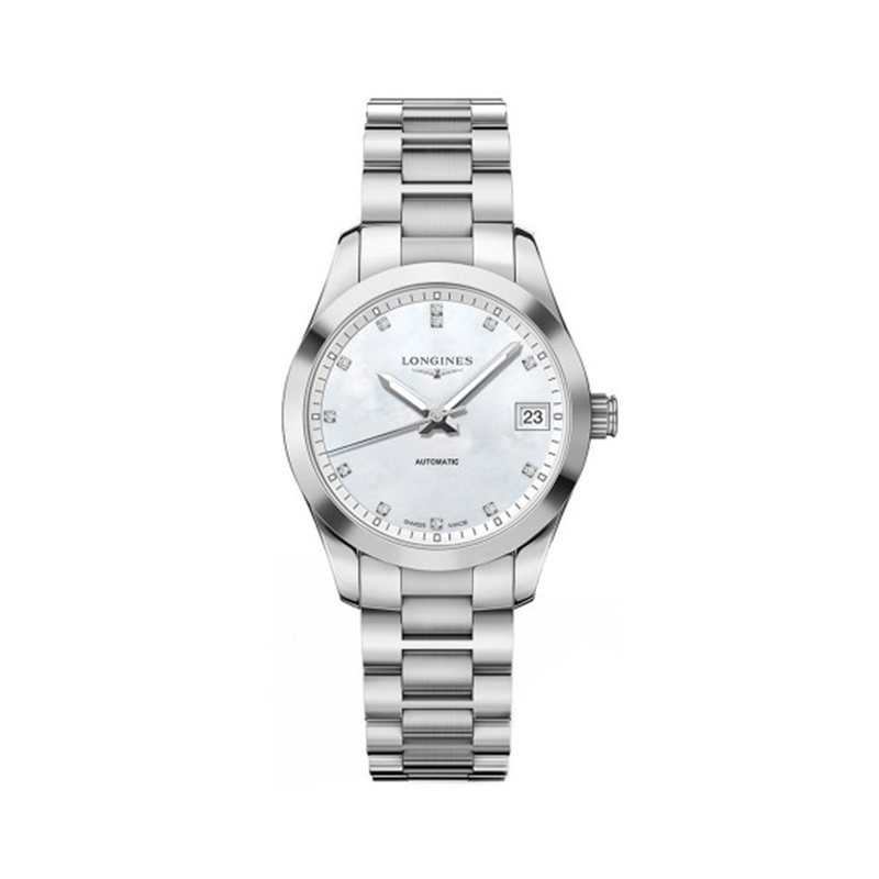 longines浪琴康铂系列女士自动机械表l23854876