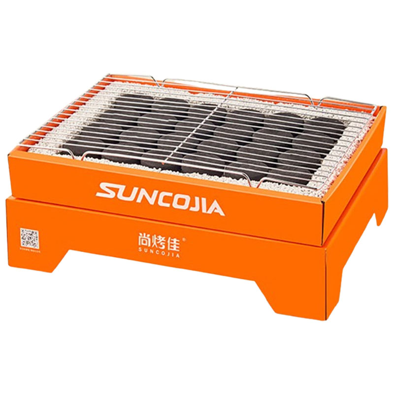 尚烤佳一次性烧烤架24块炭携带方便爱玛标配款SKJ-370