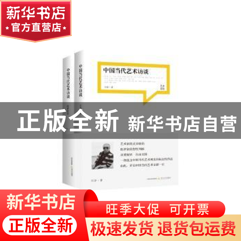 正版 中国当代艺术访谈(全2册) 刘淳著 北岳文艺出版社 978753784