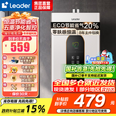 海尔(Haier)出品统帅燃气热水器LY 12升