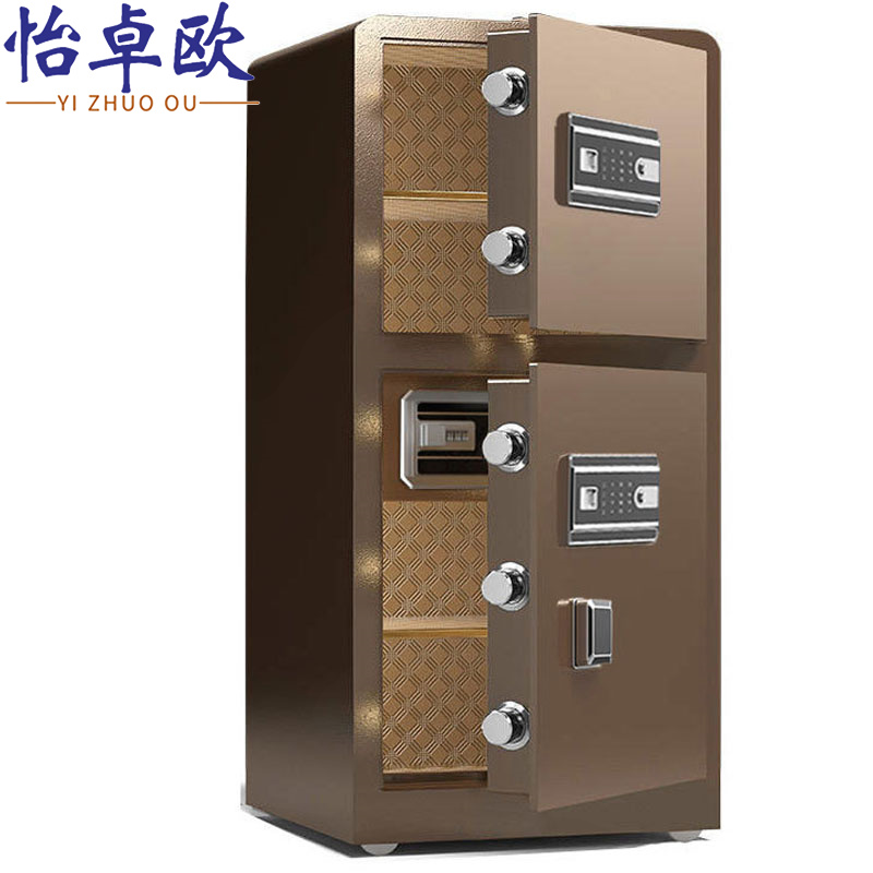 怡卓欧智能密码柜双门1M指纹密码台高清大图