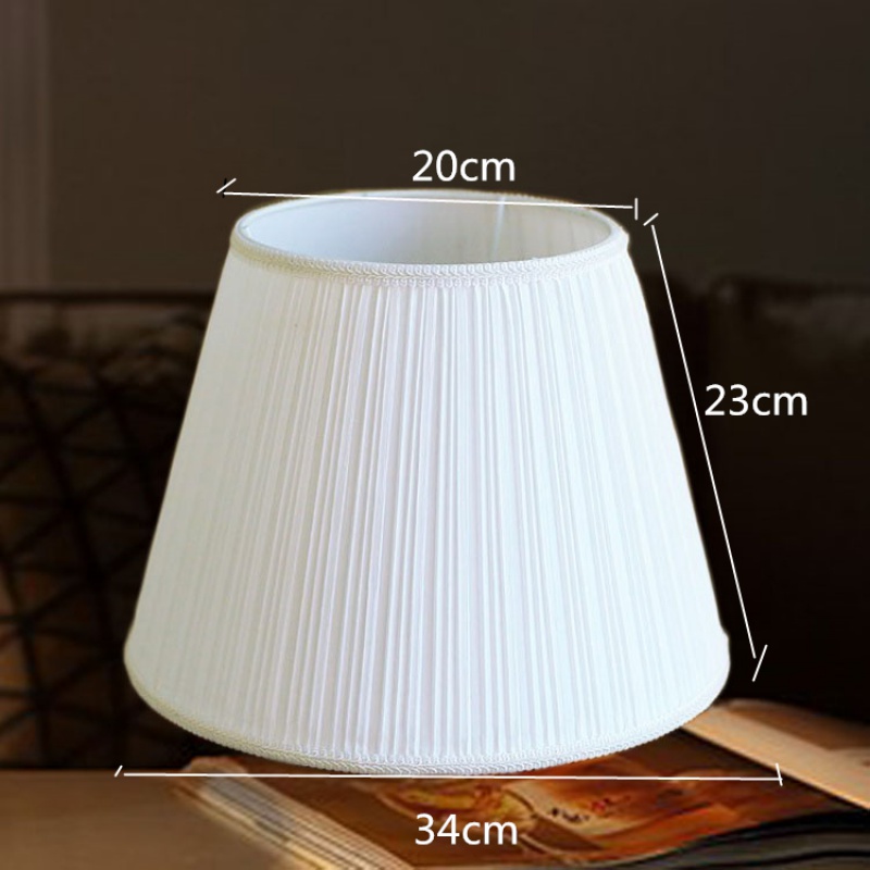 欧式台灯灯罩配件e27闪电客卧室床头壁灯罩大气客厅落地灯罩布艺灯伞