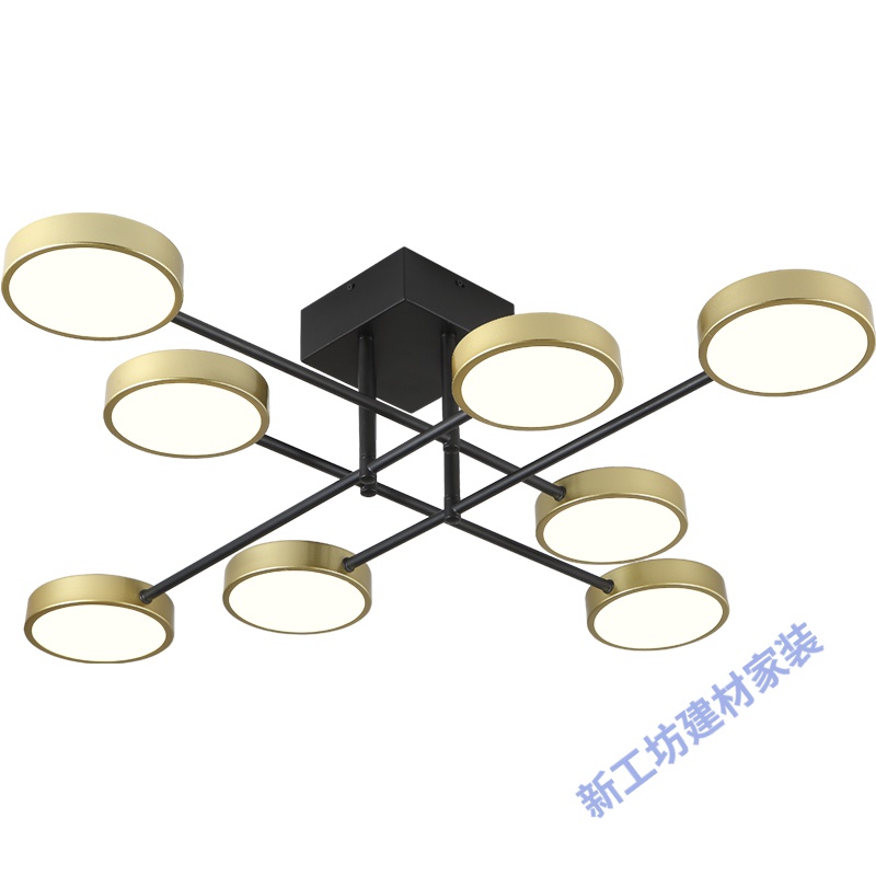苏宁放心购 现代简约客厅吸顶灯北欧灯具LED创意个性卧室灯大气家用房间灯饰高清大图