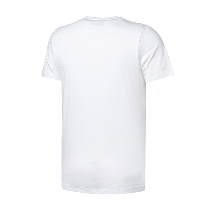 彪马PUMA男运动休闲短袖T恤 85313402 L 85313402彪马白
