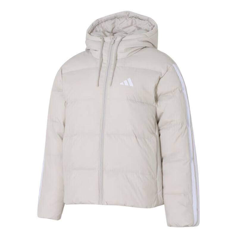 阿迪达斯 (adidas)羽绒服女装新款户外连帽日常简约运动休闲保暖短款外套KH3979 ZP高清大图