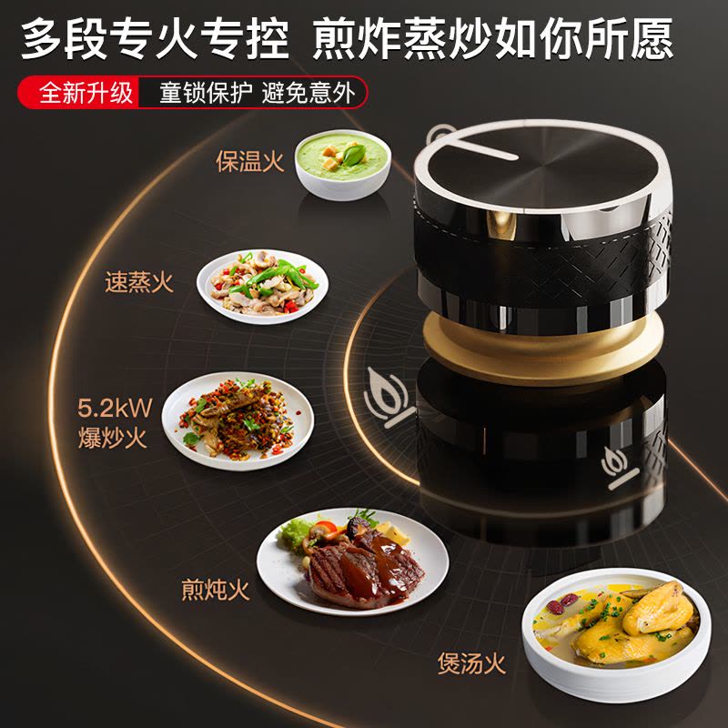 欢呼好太太燃气灶三眼灶嵌入式灶煤气灶家用台式灶具炉具煤气大火力天然气灶B889D图片