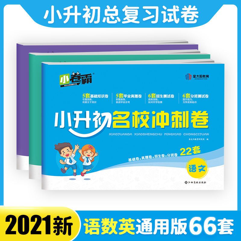 小升初名校冲刺卷 语文 六年级小升初模拟试卷语数英必刷题六年级暑假衔接毕业总复习资料
