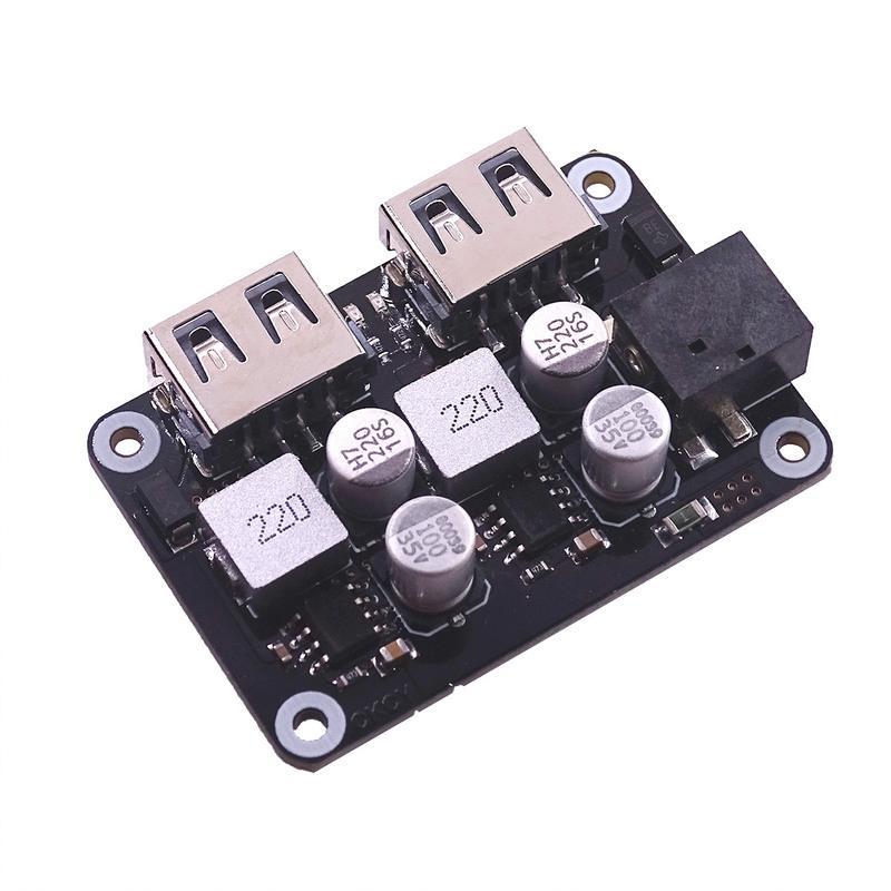 车载降压模块(裸板不带快充) DCDC 630V 24W*2 手机充电头 双USB快充降压模块 支持QC2.0