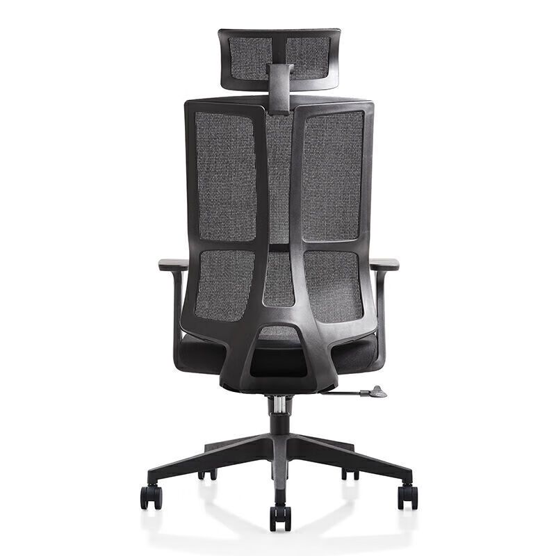 圣斯顿SU-051A 办公椅网椅含头枕620*620*1105-1240mm(单位:张)黑色高清大图