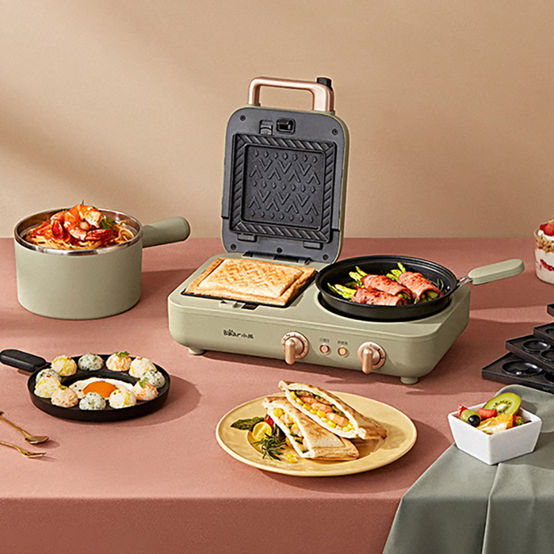 小熊早餐机多士炉多功能多用途可拆卸DSL-A13N1高清大图