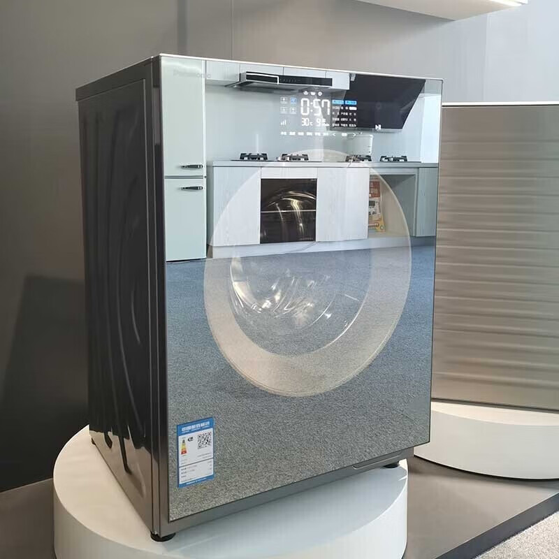 松下10kg XQG100-SD108纳诺怡TX护衣滚筒洗衣机烘干一体机 双极除螨光动银除菌纳偌怡除味 羽绒洗高清大图