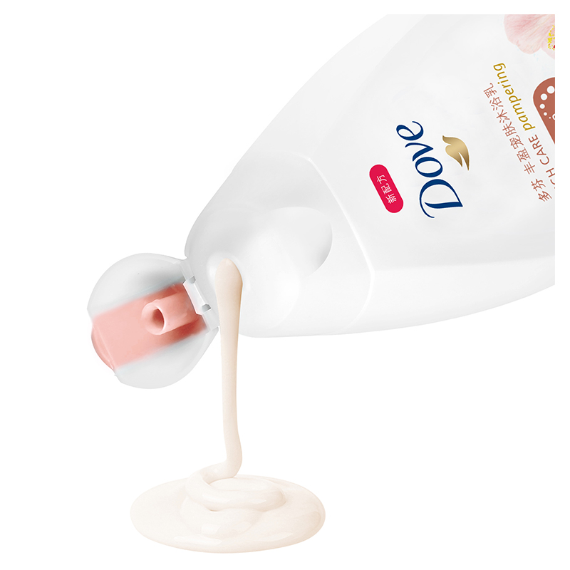 多芬(Dove)沐浴露 丰盈宠肤沐浴乳 甜杏仁和木槿花400g【联合利华】高清大图