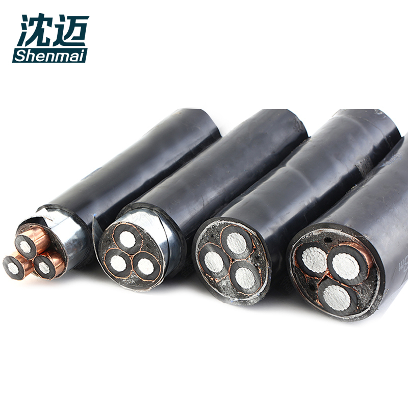 沈迈 铝芯铠装电缆 ZC-YJLV22-10-1-3*150平方毫米 /米高清大图