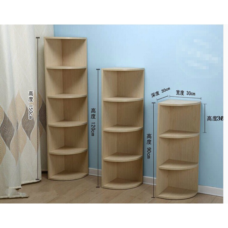寻木匠边角柜角落柜墙角柜客厅转角角柜三角储物角柜简约现代书柜