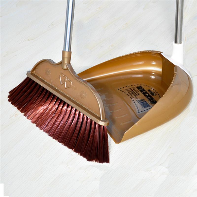 扫把簸箕套装组合不锈钢扫地畚箕笤帚扫帚清扫软毛