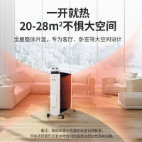 先锋(SINGFUN)取暖器油汀DYT-SS3 家用蜂窝式速热电暖器14片2200W大面积升温 恒温节能电暖气