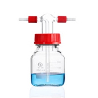 垒固 螺口洗气瓶直管 GL45 250ml