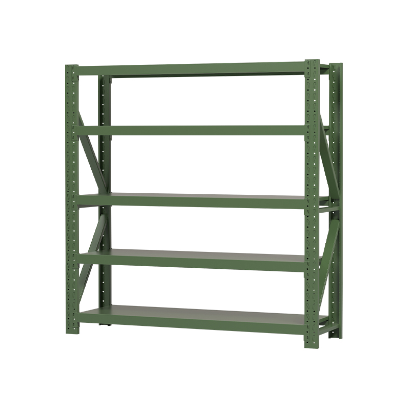 臻远ZYJJ-HJ-043仓储货架重型货架绿色五层主架2000*500*2000mm/300kg